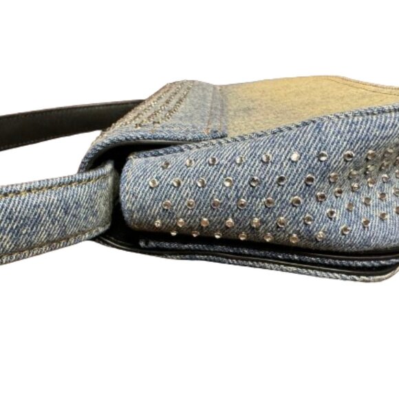 Diesel 1DR crystal-embellished Bag - Blue Denim - Picture 10 of 14